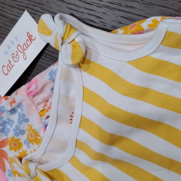 Cat & Jack 2 Pack Summer Onesies 3-6 Months - Picture 6 of 10
